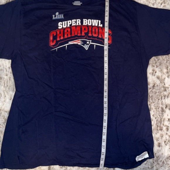 NWOT Fanatics New England Patriots Super Bowl LIII Champions 2018 Tshirt SZ XXL - Picture 8 of 9